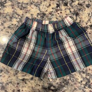 The Beaufort Bonnett Company Plaid Tartan Shorts 0-6 months
